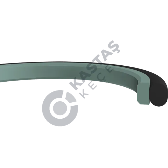 K709 BOĞAZ KEÇELERİ PTFE / NBR kesit görseli